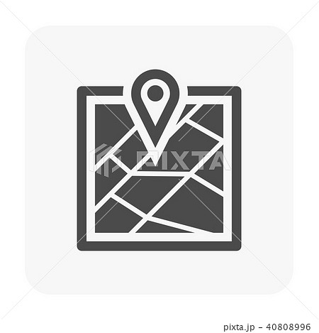 camping icon black 40808996