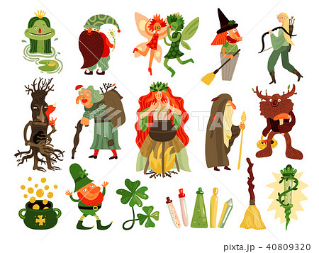 Fairy Tale Forest Characters Set Fairy Tale Forest Characters Set 40809320