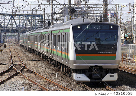 上野東京ラインE233系の写真素材 [40810659] - PIXTA