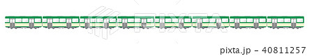 東急　東急電鉄　電車　イラスト 世田谷線 40811257