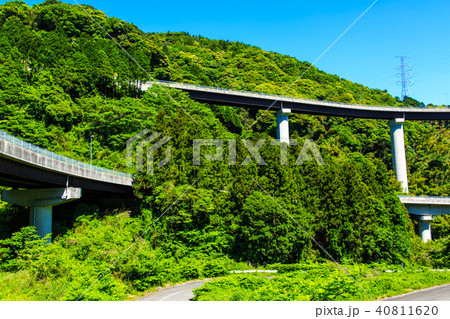 新緑 三瀬ループ橋 【福岡県福岡市相良区】 新緑 三瀬ループ橋 【福岡県福岡市相良区】 40811620