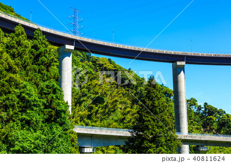 新緑 三瀬ループ橋 【福岡県福岡市相良区】 新緑 三瀬ループ橋 【福岡県福岡市相良区】 40811624