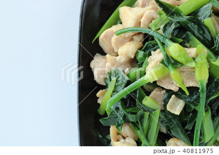 行者ニンニクと鶏肉の炒め物 行者ニンニクと鶏肉の炒め物 40811975