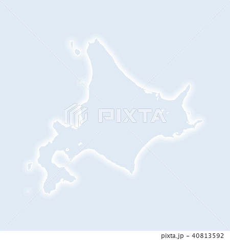 北海道地図のイラスト素材