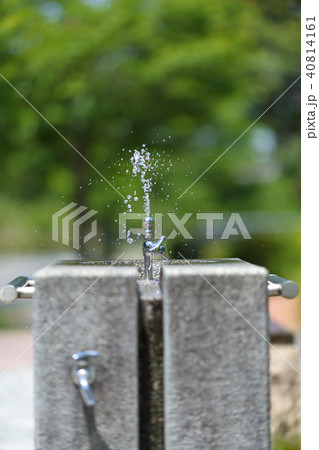 公園の飲料水栓 40814161