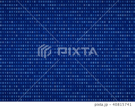 Digital binary code background. 3d render 40815741