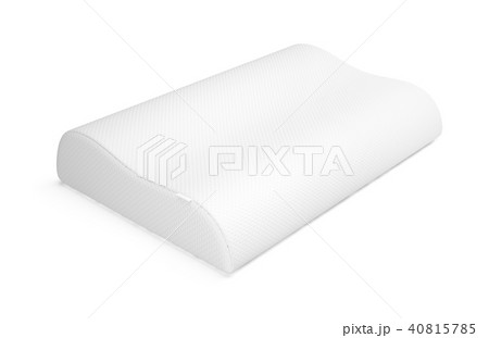 Orthopedic pillow isolated on white. 3d render 40815785