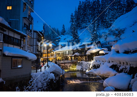 ナイトシーン 夕映 夜景 40816083