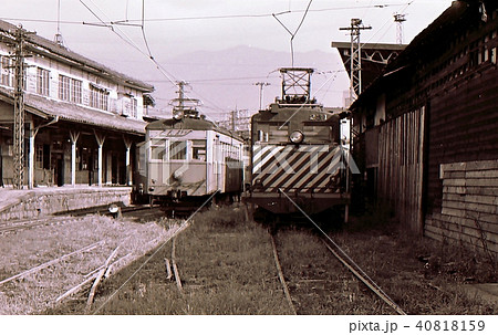 昭和53年 廃止間近の北恵那鉄道 中津川 岐阜県の写真素材 [40818159] - PIXTA