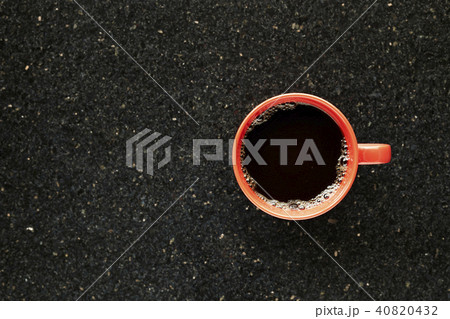 Cup of coffee on granite table 40820432