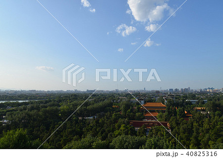 晴天の中国 北京市街 晴天の中国 北京市街 40825316