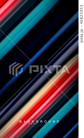Fluid mixing colors, vector wave abstract background 40825953