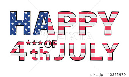 Happy 4th of July Illustration in the double exposure technique Happy 4th of July Illustration in the double exposure technique 40825979