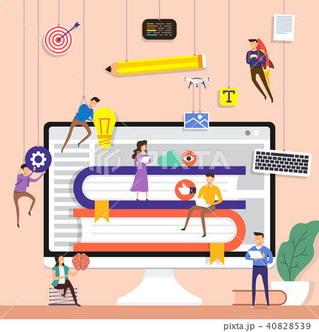 Flat design concept vector illustrations. 40828539