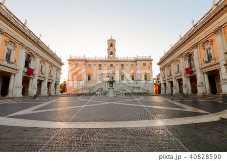 Campidoglio square in Rome, Italy Campidoglio square in Rome, Italy 40828590