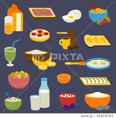 Healthy nutrition breakfast proteins fats, carbohydrates balanced sport morning everyday diet 40829183