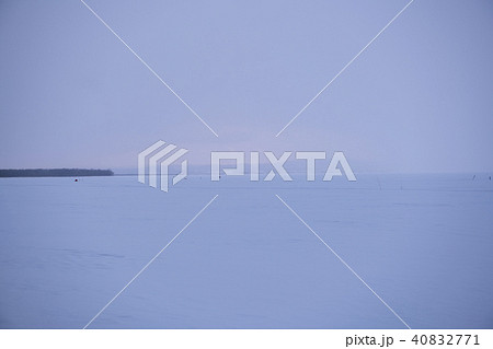 冬の網走湖 冬の網走湖 40832771
