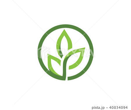 Leaf ecology nature Logo Template Leaf ecology nature Logo Template 40834094
