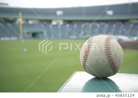 外野席の野球ボール 外野席の野球ボール 40835124