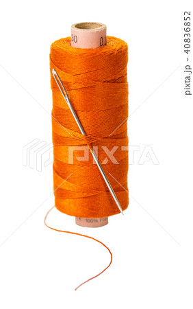 spool of thread with a needle spool of thread with a needle 40836852