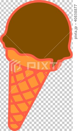 チョコ アイスクリーム イラスト チョコ アイスクリーム イラスト 40838877