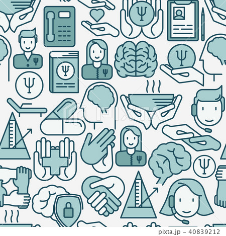 Psychological help seamless pattern Psychological help seamless pattern 40839212