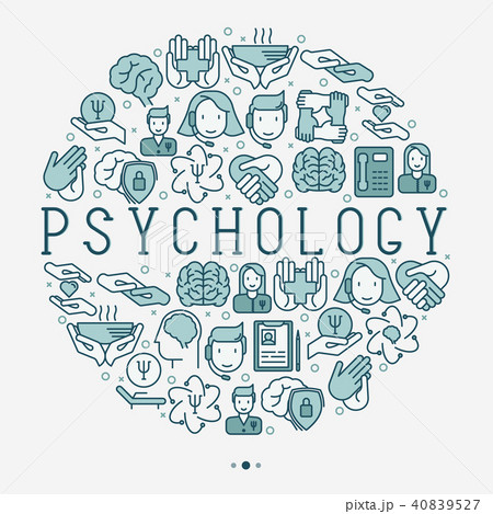 Psychological help concept in circle Psychological help concept in circle 40839527