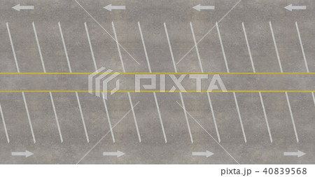 Top view of parking lot Top view of parking lot 40839568