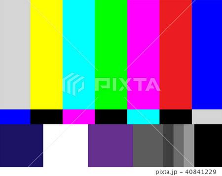 テレビ テストパターン SD 720×480 テレビ テストパターン SD 720×480 40841229
