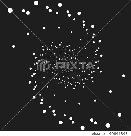 Geometric technology vector background. Abstract monochrome vortex trail. Vector illustration. Geometric technology vector background. Abstract monochrome vortex trail. Vector illustration. 40841343