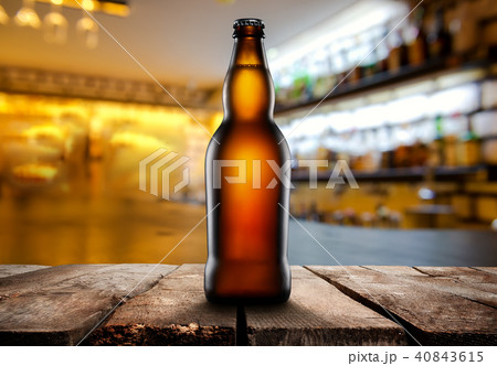 Beer on a dark pub Beer on a dark pub 40843615