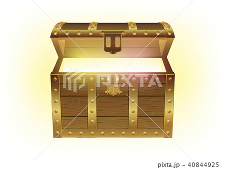 お宝発見 宝箱のイラスト素材