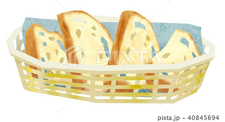 パン イラスト フランスパンのイラスト素材 40845694 Pixta