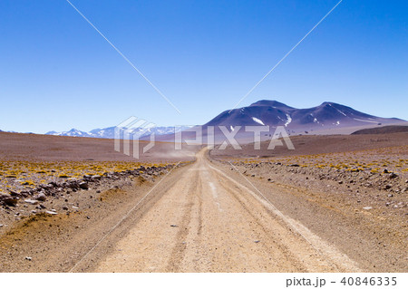 Bolivian dirt road view,Bolivia 40846335