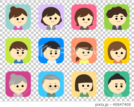 Face icon illustration 40847408