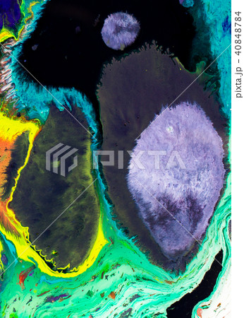Abstract marbling art  as colorful background 40848784