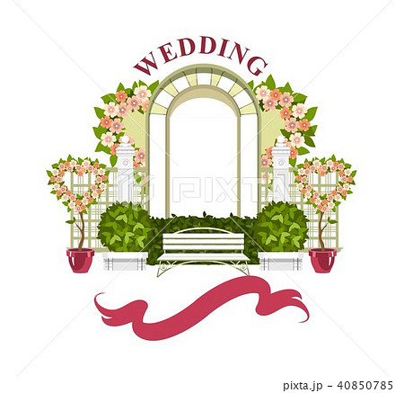 Wedding Arch Vectorのイラスト素材