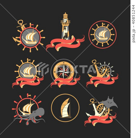 Marine set of badges 40851244