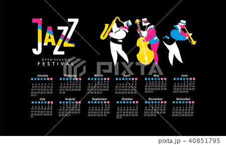 jazz and blues calendar 2017 40851795