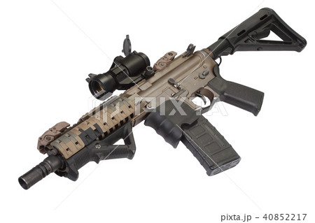M4 special forces rifle isolated  40852217
