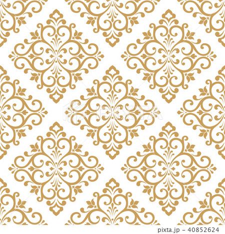 Floral pattern. Vintage wallpaper in the Baroque  40852624