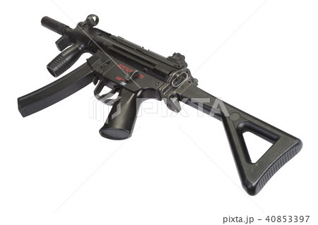 submachine gun MP5 isolated submachine gun MP5 isolated 40853397