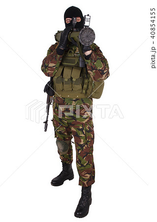 Ukrainian militiaman with RPG grenade launcher Ukrainian militiaman with RPG grenade launcher 40854155