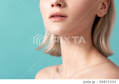 Blonde woman staying young and pretty 40855334