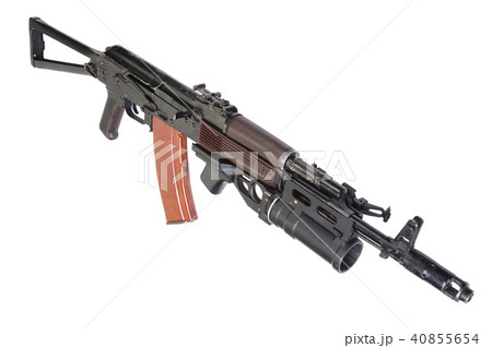 Kalashnikov AK 74 with GP-25 grenade launcher Kalashnikov AK 74 with GP-25 grenade launcher 40855654