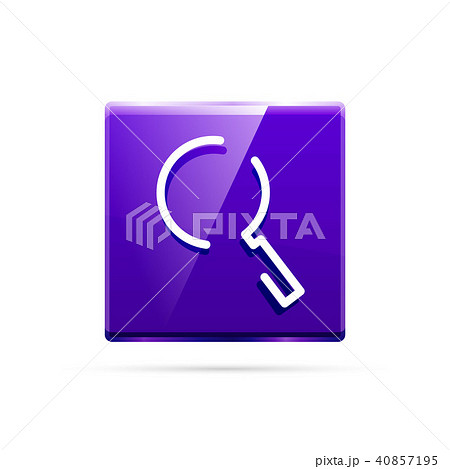 Search magnifyier web button, magnify icon. Modern magnifying glass sign, web site design or mobile Search magnifyier web button, magnify icon. Modern magnifying glass sign, web site design or mobile 40857195