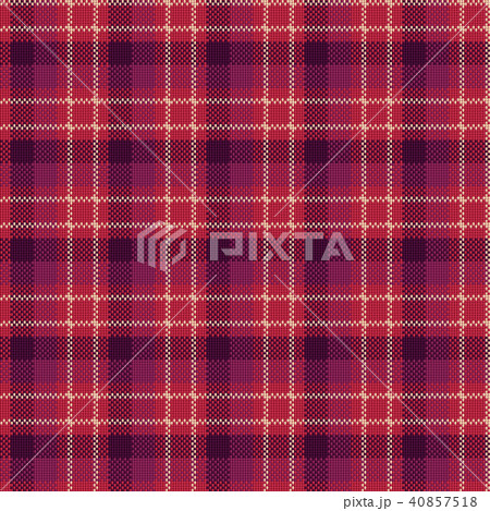 シームレスなタータンチェックのバックグラウンド(完全なシームレスパターン) シームレスなタータンチェックのバックグラウンド(完全なシームレスパターン) 40857518