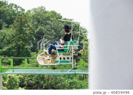 親子で遊園地 40859496