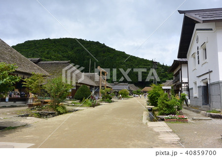 会津にある「大内宿」 40859700