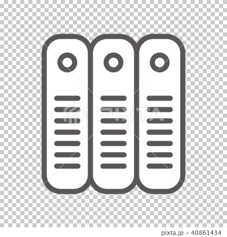 アイコン シリーズ（スリム・グレー） 40861434